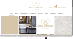 Desktop Screenshot of hotelmoderno.it