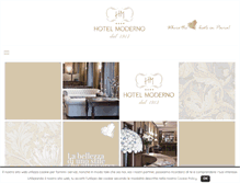 Tablet Screenshot of hotelmoderno.it